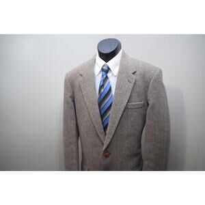 Mens WM F Farah 100% Pure Wool Vintage Tweed Blazer Sports Jacket 42 L